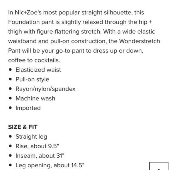 Nic+Zoe wonderstretch pants in olive green - Picture 4 of 6